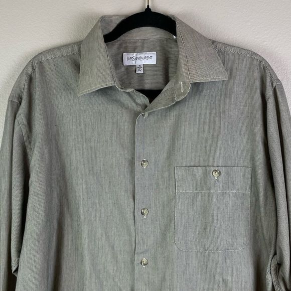 Men’s Yves Saint Laurent Button Down - Picture 2 of 4